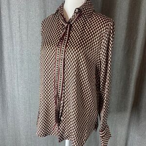 NWT Max Studio London Blouse Size S